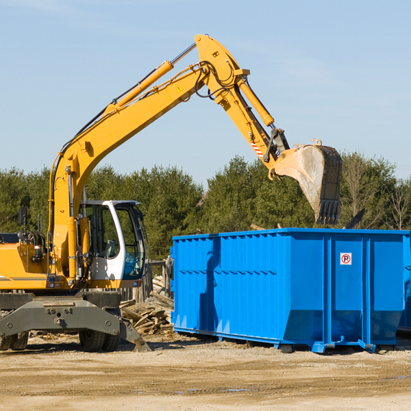 is there a minimum or maximum amount of waste i can put in a residential dumpster in Whispering Pines